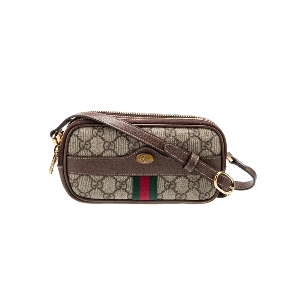 Gucci Beige and Brown Crossbody Bag